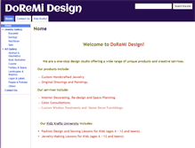 Tablet Screenshot of doremidesign.com